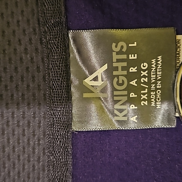 K-State Wildcats Pullover 1/4 Zip Shirt Men’s 2XL Purple Long Sleeve, NWOT - Picture 4 of 5